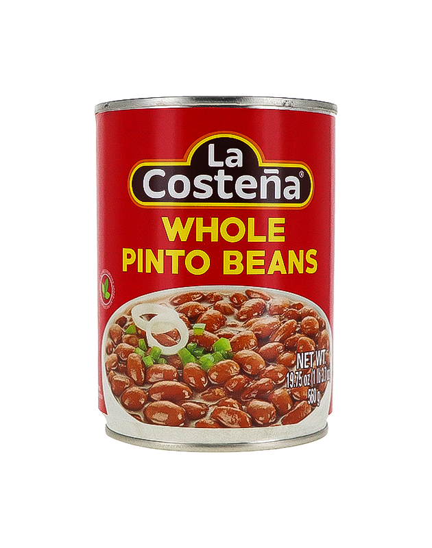 La Costena Whole Pinto Beans - Can 19.75 oz image 0