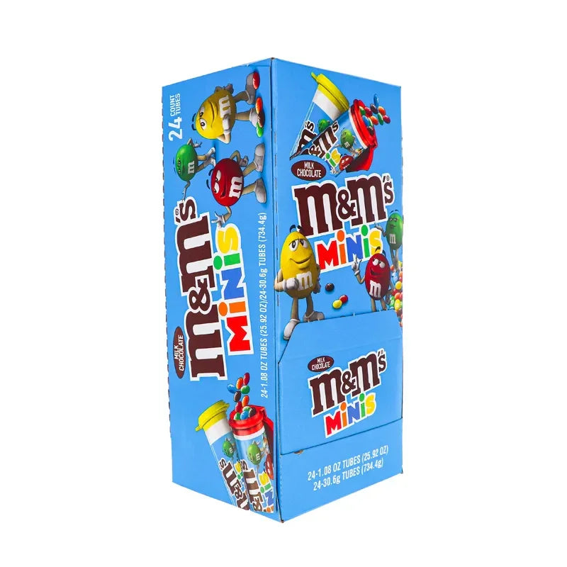 M&M Minis Milk Chocolate Tube 24/1.08Oz image 1