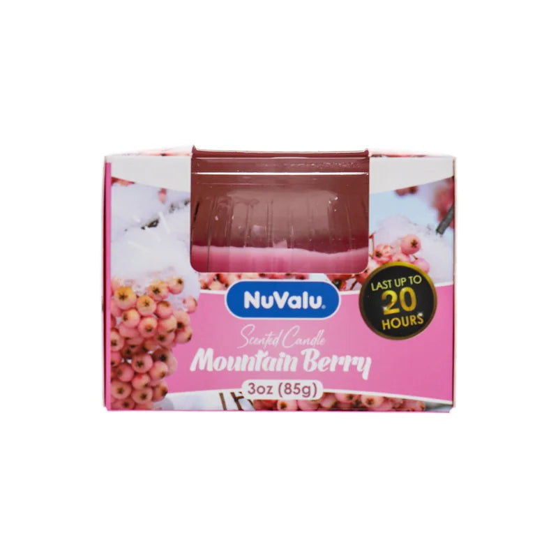 Nuvalu Candle Mountain Berry Scent - 3 oz image 0