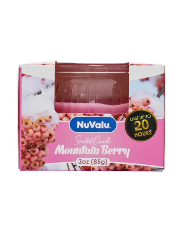 Nuvalu Candle Mountain Berry Scent - 3 oz image 0