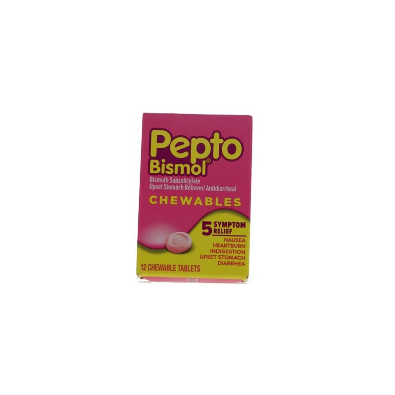 Pepto Bismol Chewables - Pack of 12 image 0