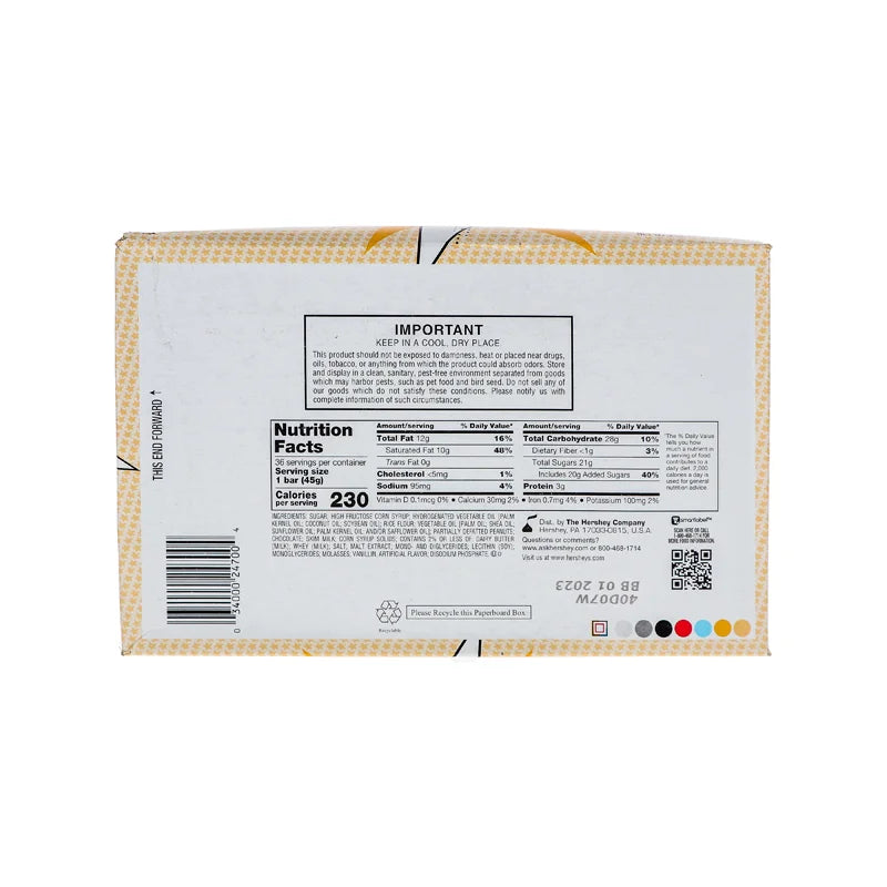 Whatchamacallit Chocolate Bar 36ct/1.6oz image 2