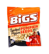Bigs Pumpkin Seeds Cracked Pepper - Bag 12 Count - 5 oz image 0