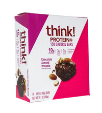 Think! Lean Protein Fiber Chocolate Almond Brownie Bar 10 Count - 1.41 oz image 1