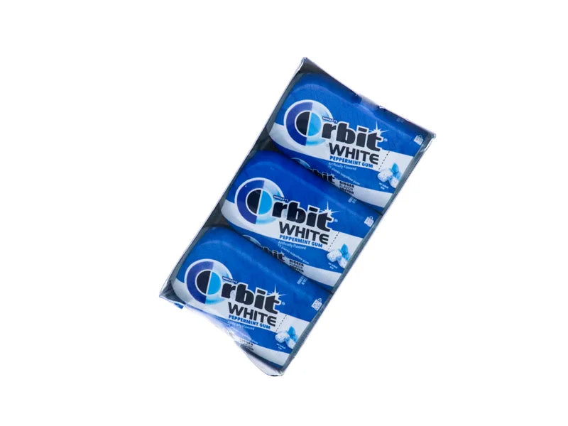 Orbit White Gum Peppermint Can 9 Count - 15 Pieces image 1