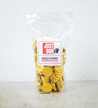 JUST BOX IN Gold Coins Milk Chocolate Candy | 1 Pound Bag | Individually Wrapped image 0