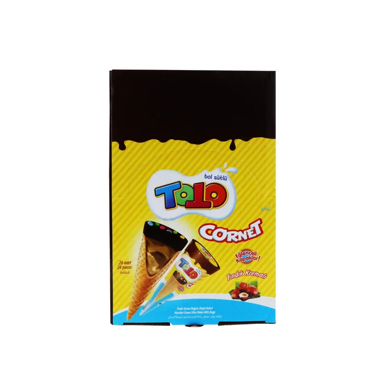 Balaban Toto Hazelnut Cornet Wafer 24 x 25 Gm image 0