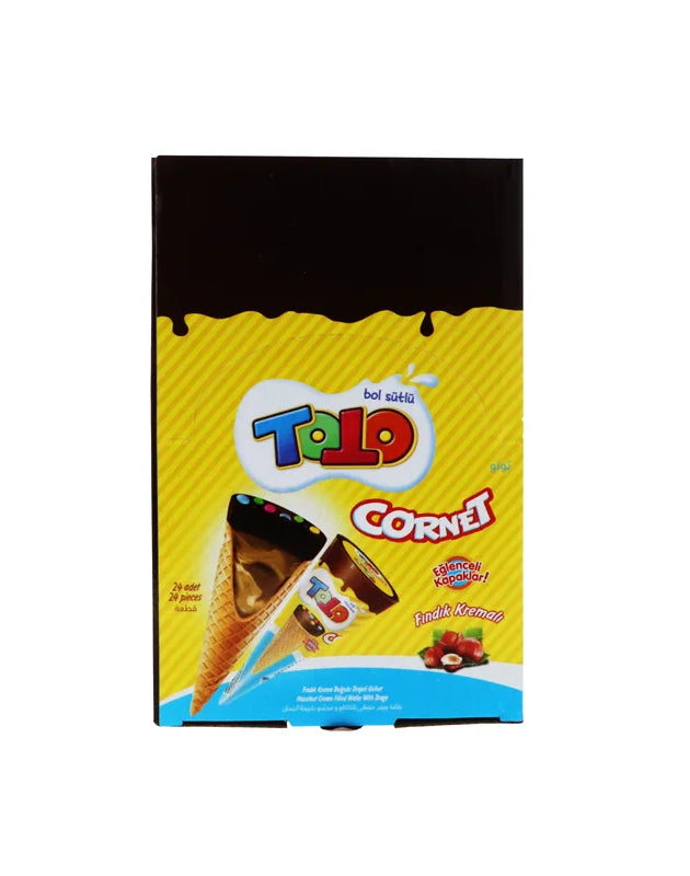 Balaban Toto Hazelnut Cornet Wafer 24 x 25 Gm image 0