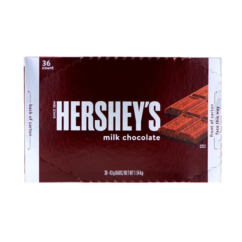 Hershey's Milk Chocolate Bar 36 Count - 43 Grams image 0