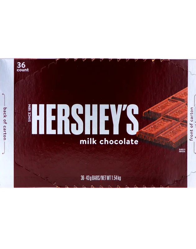 Hershey's Milk Chocolate Bar 36 Count - 43 Grams image 0
