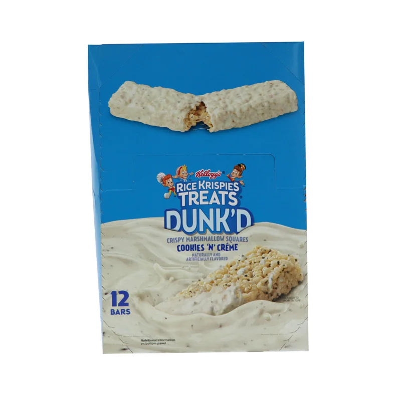Kelloggs Rice Krispies Treats DunkD Dipped Cookies N Creme 12 Count - 3.1 oz image 0