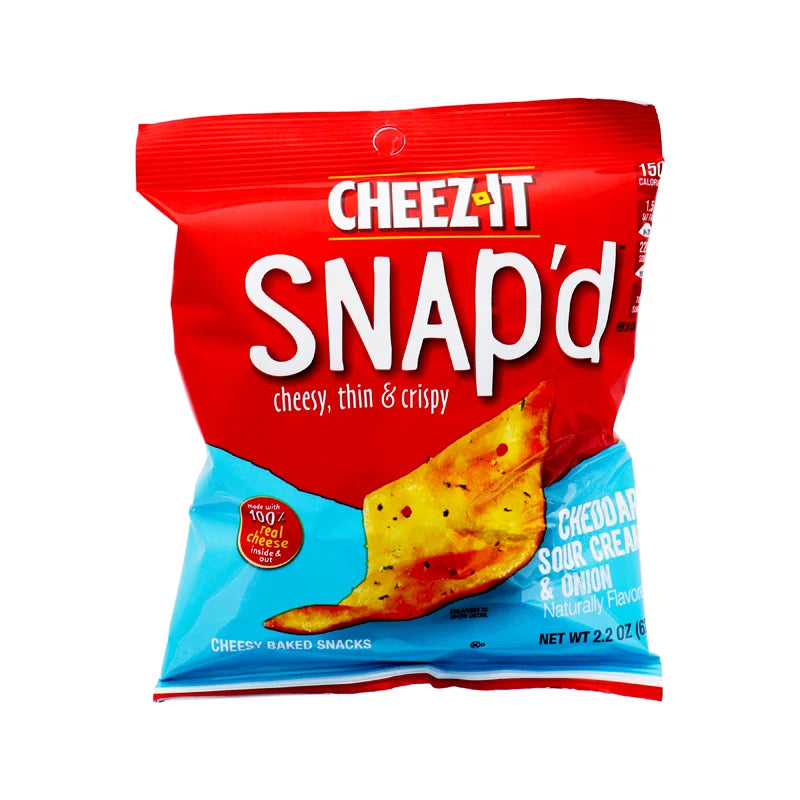 Cheez-It Snap'd Cheddar Sour Cream Onion 6 Count - 2.2 oz image 0