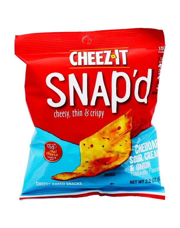 Cheez-It Snap'd Cheddar Sour Cream Onion 6 Count - 2.2 oz image 0