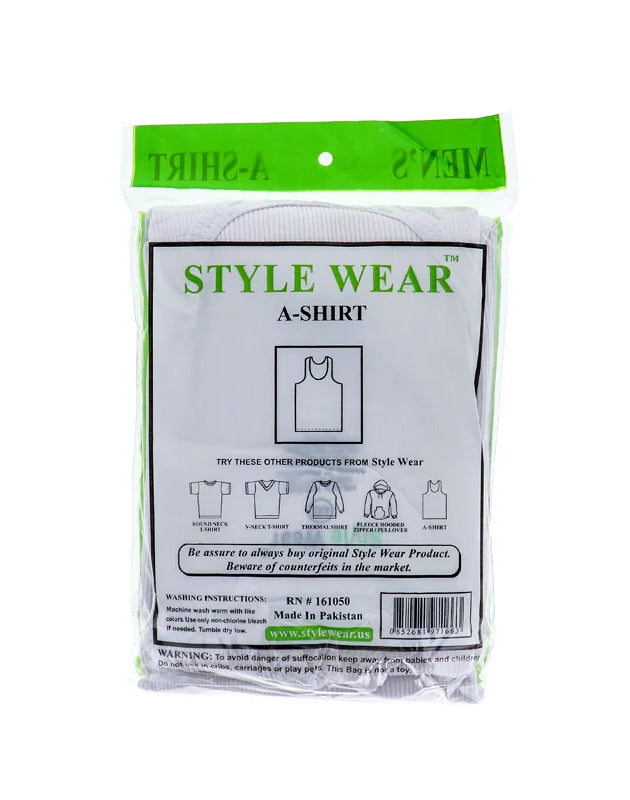 Muscle Shirt - White 4 XL - 1 Count Only image 0