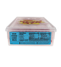 Sour Power Belts Strawberry Wrapped - 150 Count image 1