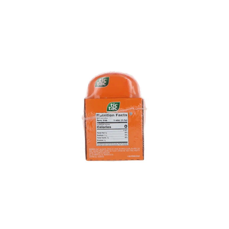 Tic Tac Fresh Breath Mints, Orange - Bottle 4 Count - 3.4 oz image 1