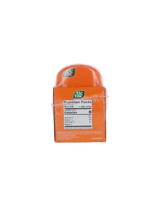 Tic Tac Fresh Breath Mints, Orange - Bottle 4 Count - 3.4 oz image 0