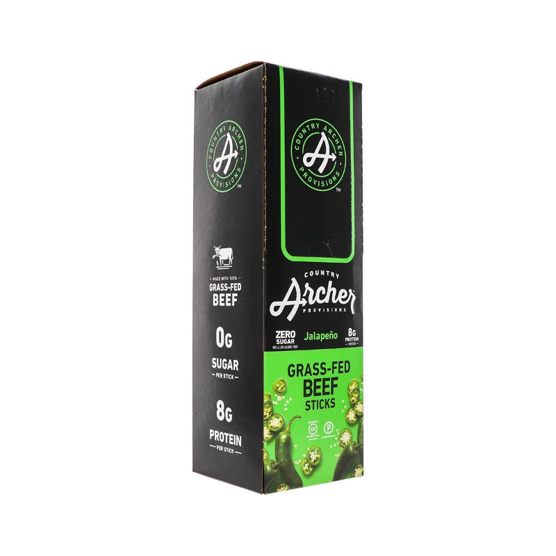 Country Archer Beef Stick Jalapeno 18 Count - 1 oz image 1