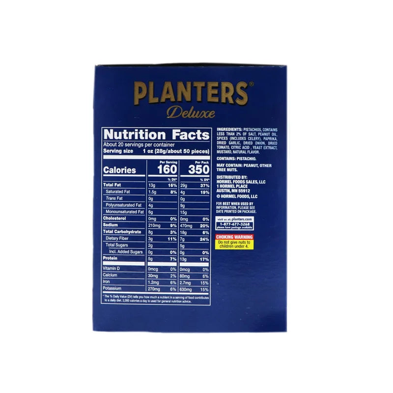 Planters Spicy Cajun Pistachios - Tube 10 Count - 2.5 oz image 2