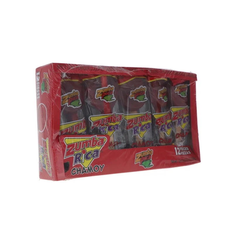 Zumba Rica Chamoy Chili Powder Lollipop Tray - 12 Count image 1