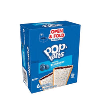 Kelloggs Pop-Tarts Frosted Blueberry Toaster Pastries 6 Count - 3.67 oz image 0