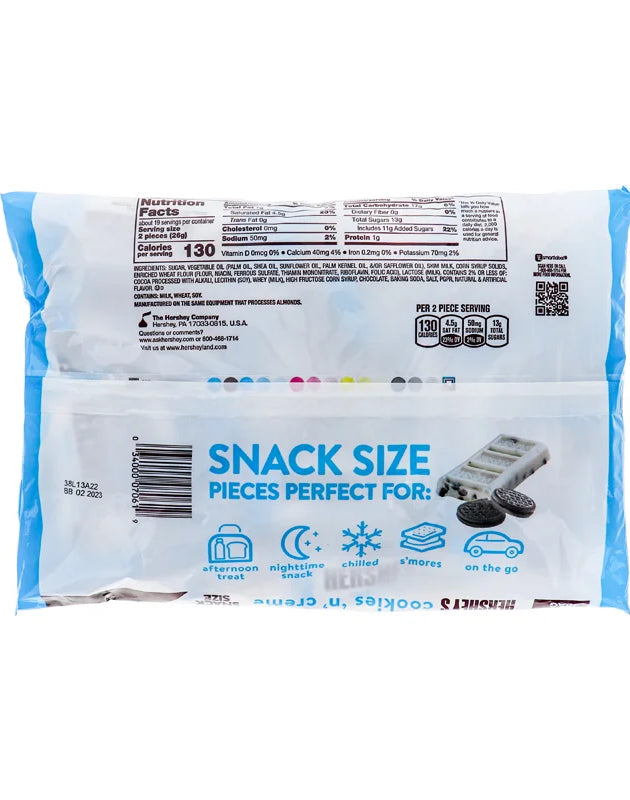 Hershey's Cookies 'n' Creme Candy Bars Fun Size 38 Count | 17.1 oz image 0