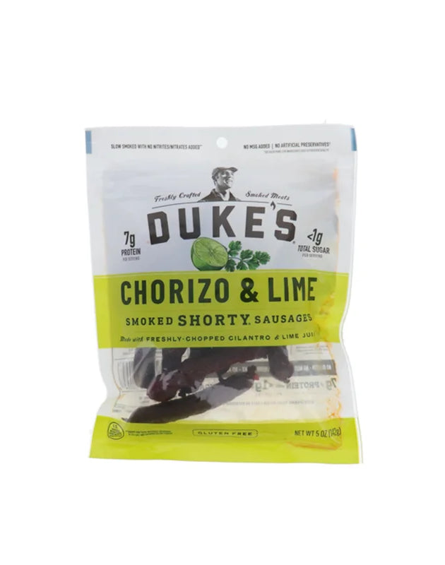 Duke's Chorizo & Lime Smoked Shorty Sausages 5 oz image 0