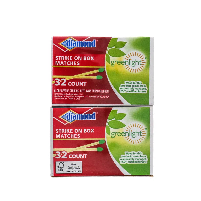 Diamond Green Light Strike Mini Matches 10 box - (Pack of 1) image 0