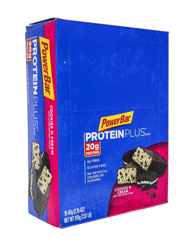 Powerbar Protein Plus Cookies & Cream 15 Count - 2.15 oz image 0
