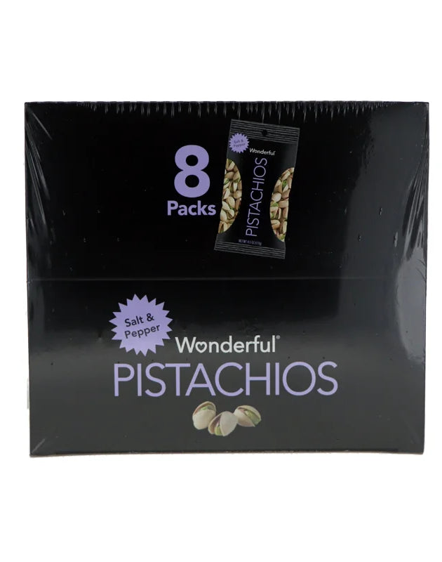 Wonderful Pistachios Salt & Pepper Pistachios 8 Count - 4.5 oz image 0