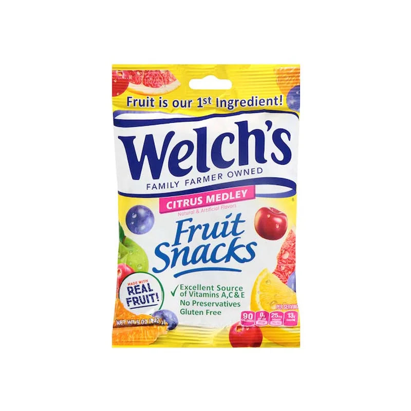 Welchs Peg Fruit Snack Citrus Medley 12 Count - 5 oz image 0