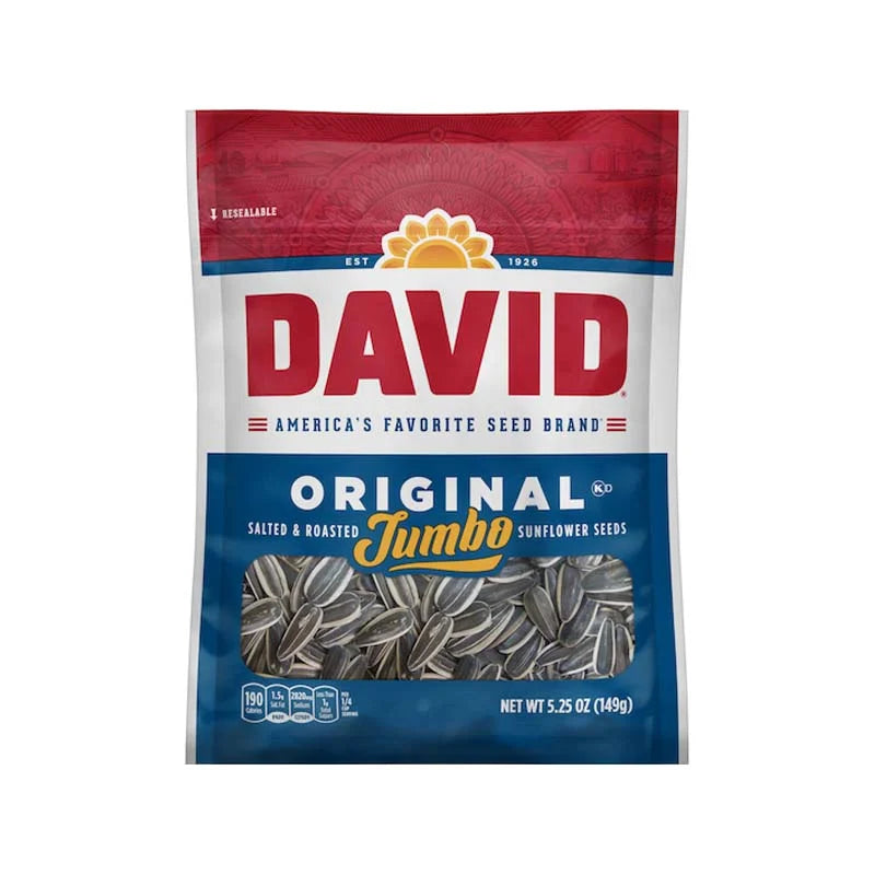 David Sunflower Seeds Original Jumbo 12 Count - 5.25 oz image 0