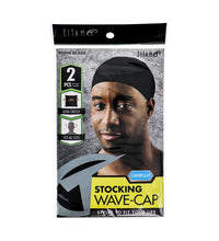Stocking Wave Cap Black 2 Pack image 0