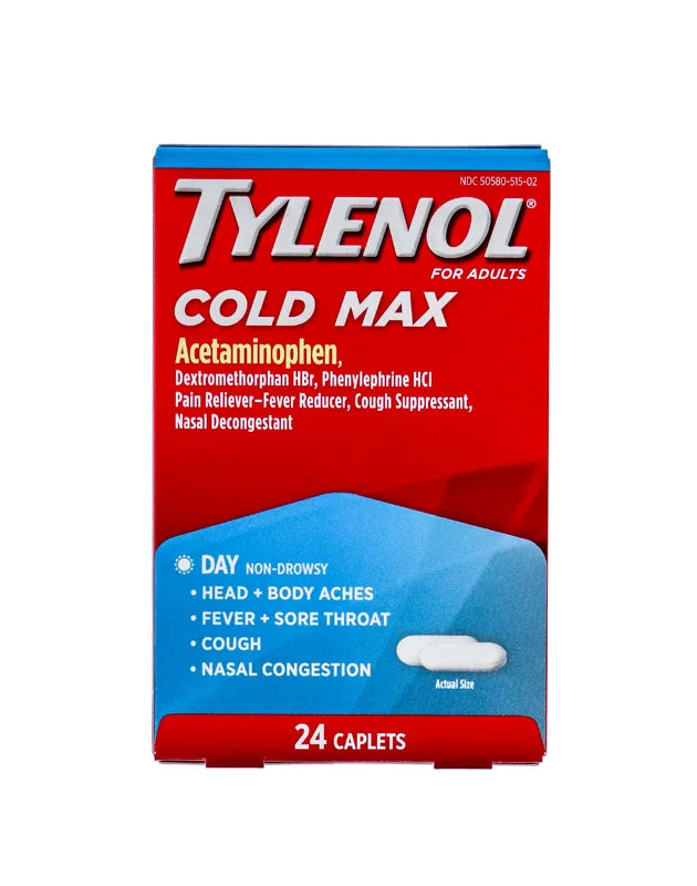 Tylenol Cold Multi-Symptom Daytime Non - Drowsy 24 Capsules image 0