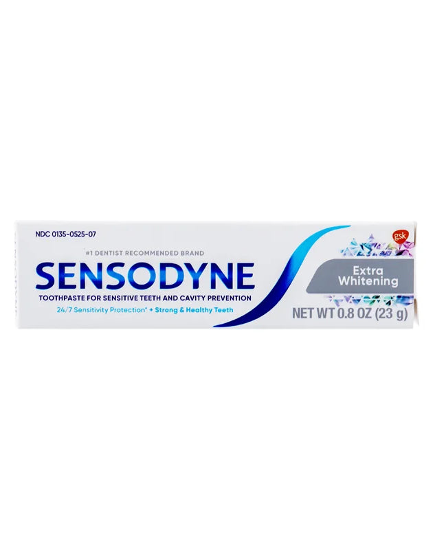Sensodyne Extra Whitening Toothpaste 0.8 oz image 0