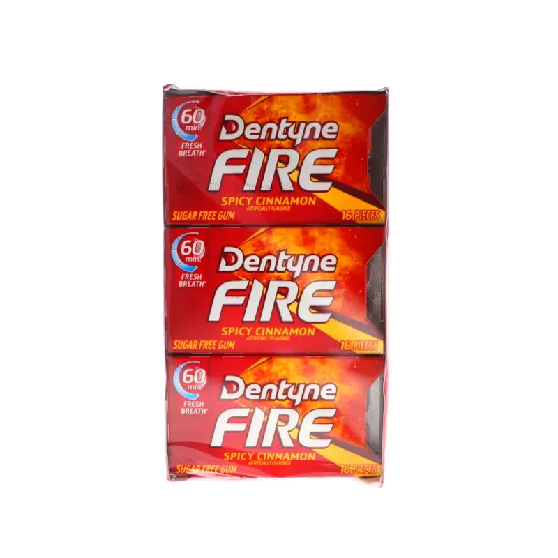 Dentyne Ice Gum Spicy Cinnamon 9 Count - 16 Pieces image 0