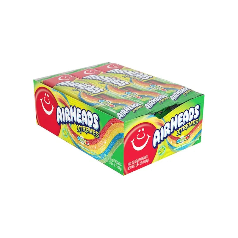 Airheads Xtremes Rainbow Berry Belts 18 Count - 12 oz image 0
