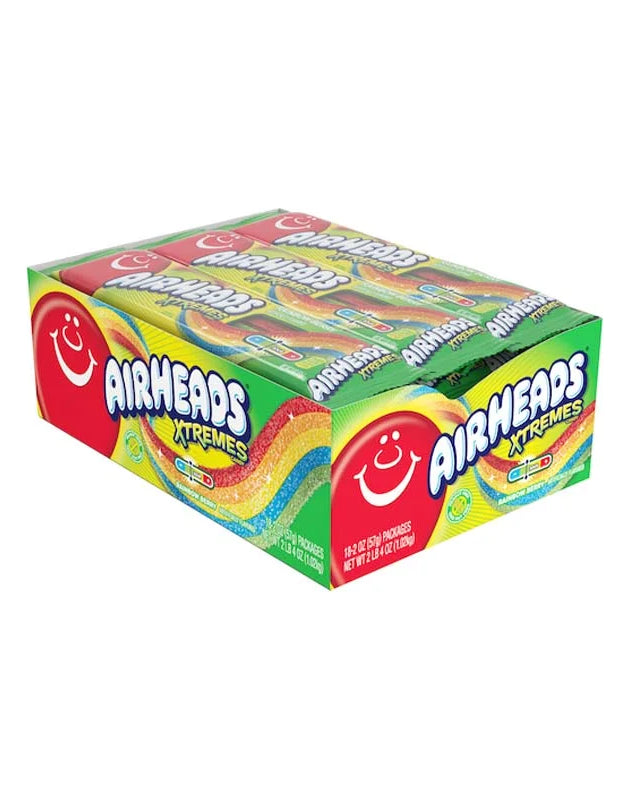 Airheads Xtremes Rainbow Berry Belts 18 Count - 12 oz image 0