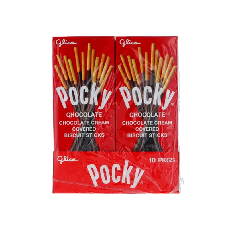 Glico Pocky Chocolate Covered Biscuit Stick 10 Count - 1.4 oz image 0