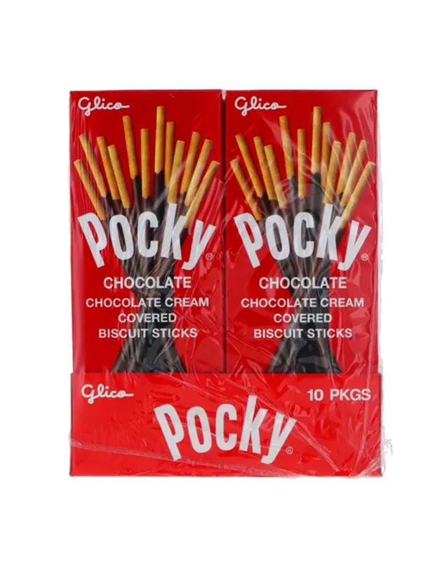 Glico Pocky Chocolate Covered Biscuit Stick 10 Count - 1.4 oz image 0