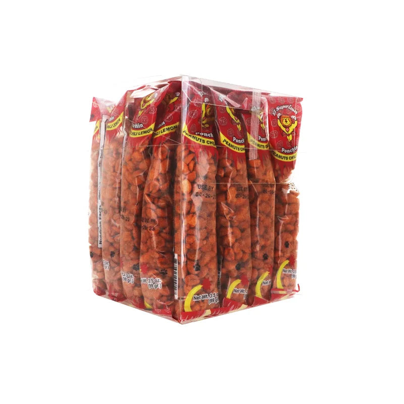 El Super Leon, Peanuts Chili Lemon - Tube 24 Count - 3.5 oz image 1