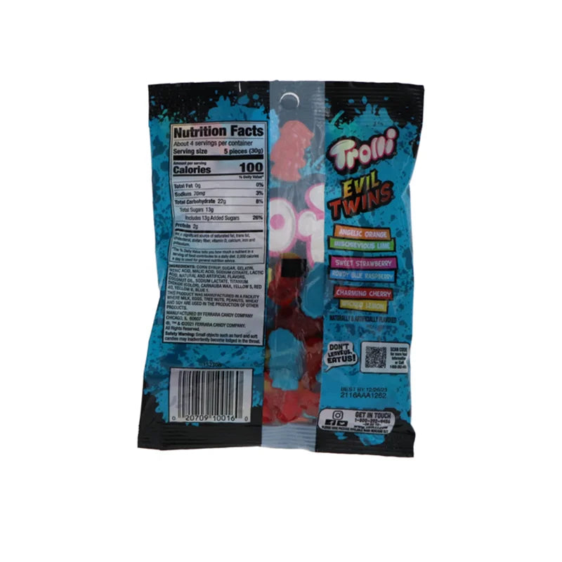 Trolli Peg Bag Evil Twins 12 Count - 4.25 oz image 1
