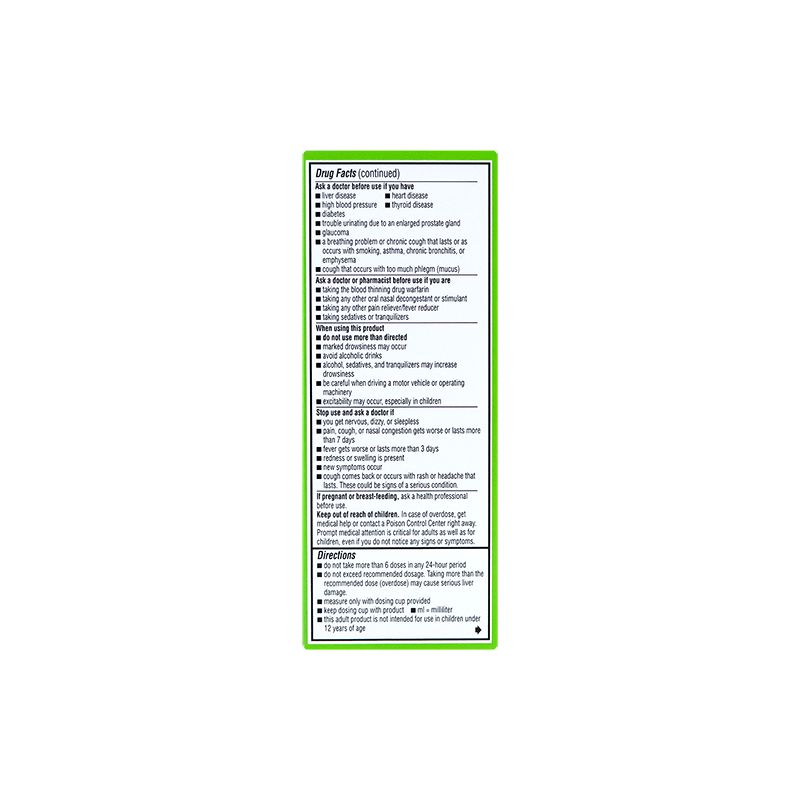 Robitussin Nighttime Medicine for Cold and Flu 4 oz image 2