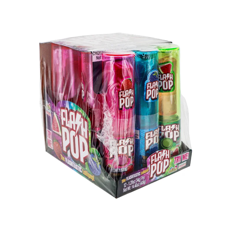 Kidsmania Flash Pop Novelty Lollipop - (Pack of 12) image 0