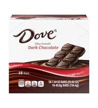 Dove Silky Smooth Dark Chocolate 18 Count -1.44 oz image 0