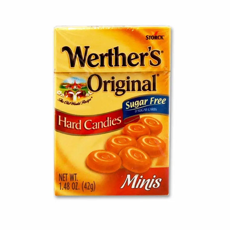 Werthers Original Sugar-Free Minis Caramel Hard Candy 12 Count - 1.48 oz image 1