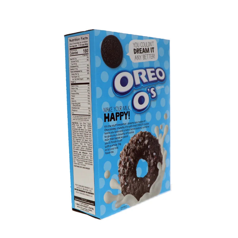 Post Oreo O's Breakfast Cereal Box 11 oz image 1