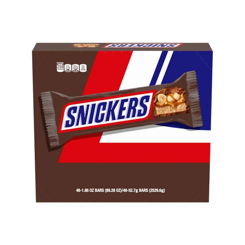 Snickers Chocolate Candy Bars 48 Count - 1.86 oz image 0