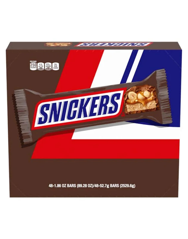 Snickers Chocolate Candy Bars 48 Count - 1.86 oz image 0