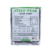 Style Wear T-Shirt - Round Neck Grey 3 XL - 1 Count Only image 1